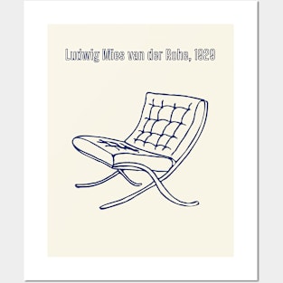 Mid-century Modern Iconic Chair Posters and Art